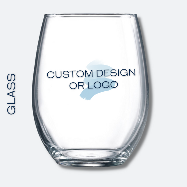 Custom Stemless Wine Glass | Branded Glassweare