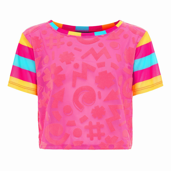 Barbara Girl Mesh Tee - Pink