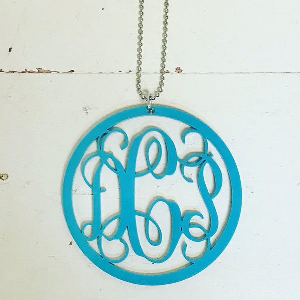 Car Charm with Monogram