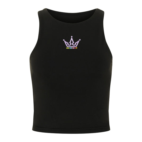 Crowned Power Tank Top - Black