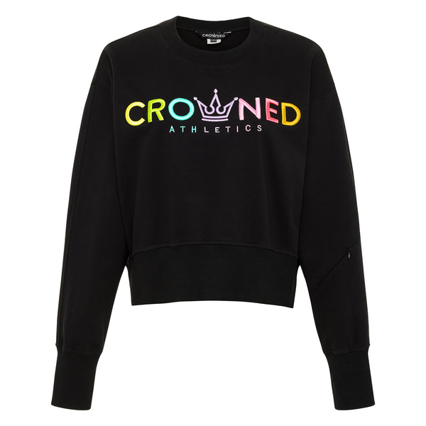 Crowned Sweatshirt - Black