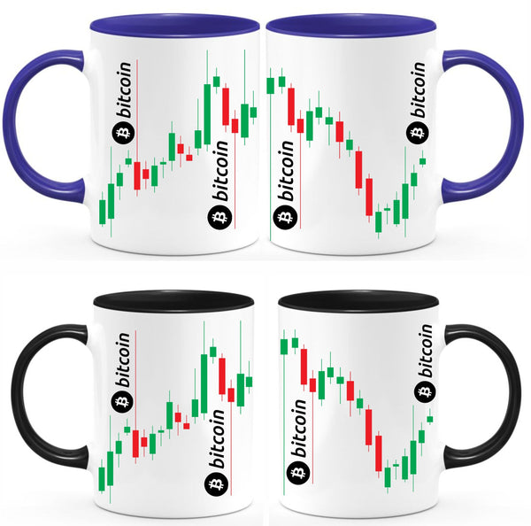 Bitcoin Candle coffee mug