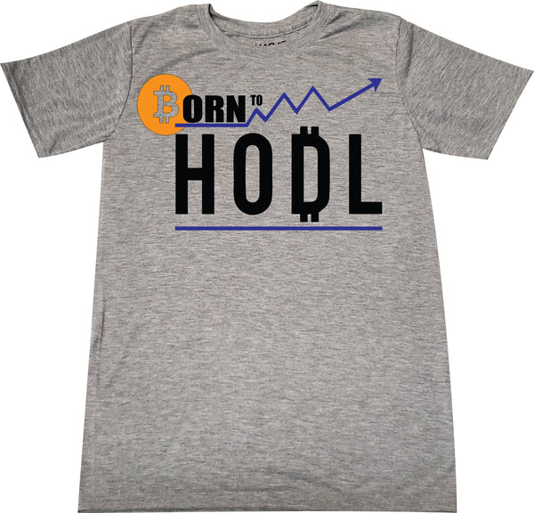 Born to HODL bitcoin/litcoin tshirt